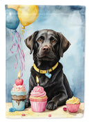 Black Labrador Retriever Happy Birthday Garden Flag –  Garden Flag by Caroline's Treasures