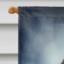 Black Toy Poodle Happy Birthday House Flag