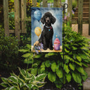 Black Standard Poodle Happy Birthday Garden Flag –  Garden Flag by Caroline's Treasures