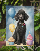 Black Standard Poodle Happy Birthday Garden Flag –  Garden Flag by Caroline's Treasures