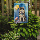 Alaskan Malamute Happy Birthday Garden Flag –  Garden Flag by Caroline's Treasures