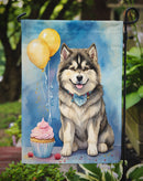 Alaskan Malamute Happy Birthday Garden Flag –  Garden Flag by Caroline's Treasures