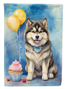 Alaskan Malamute Happy Birthday Garden Flag –  Garden Flag by Caroline's Treasures