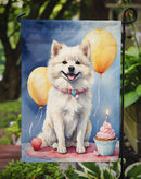 American Eskimo Happy Birthday Garden Flag –  Garden Flag by Caroline's Treasures