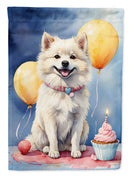 American Eskimo Happy Birthday Garden Flag –  Garden Flag by Caroline's Treasures