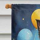 Border Collie Happy Birthday House Flag