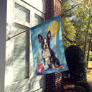 Boston Terrier Happy Birthday House Flag