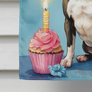 Boston Terrier Happy Birthday House Flag