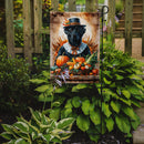Black Labrador Retriever Thanksgiving Garden Flag