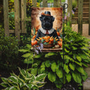 Black Pug Thanksgiving Garden Flag