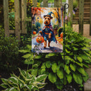 Airedale Terrier Halloween Trick or Treat Garden Flag