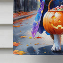 Akita Halloween Trick or Treat House Flag