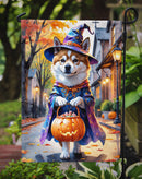 Akita Halloween Trick or Treat Garden Flag