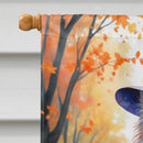 American Eskimo Halloween Trick or Treat House Flag