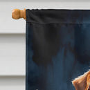 Airedale Terrier Puppy Halloween House Flag