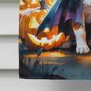 Akita Puppy Halloween House Flag