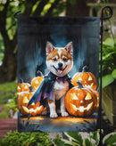 Akita Puppy Halloween Garden Flag
