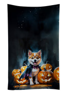 Akita Puppy Halloween Kitchen Towel
