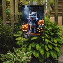 Alaskan Malamute Puppy Halloween Garden Flag