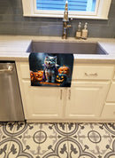 Alaskan Malamute Puppy Halloween Kitchen Towel