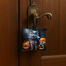Alaskan Malamute Puppy Halloween Mini Hanging Pillow Ornament 3.5 × 3.5