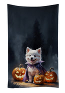 American Eskimo Puppy Halloween Kitchen Towel