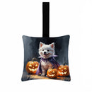 American Eskimo Puppy Halloween Mini Hanging Pillow Ornament 3.5 × 3.5