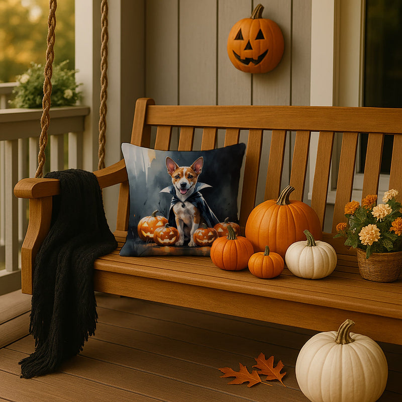 Basenji Puppy Halloween Throw Pillow