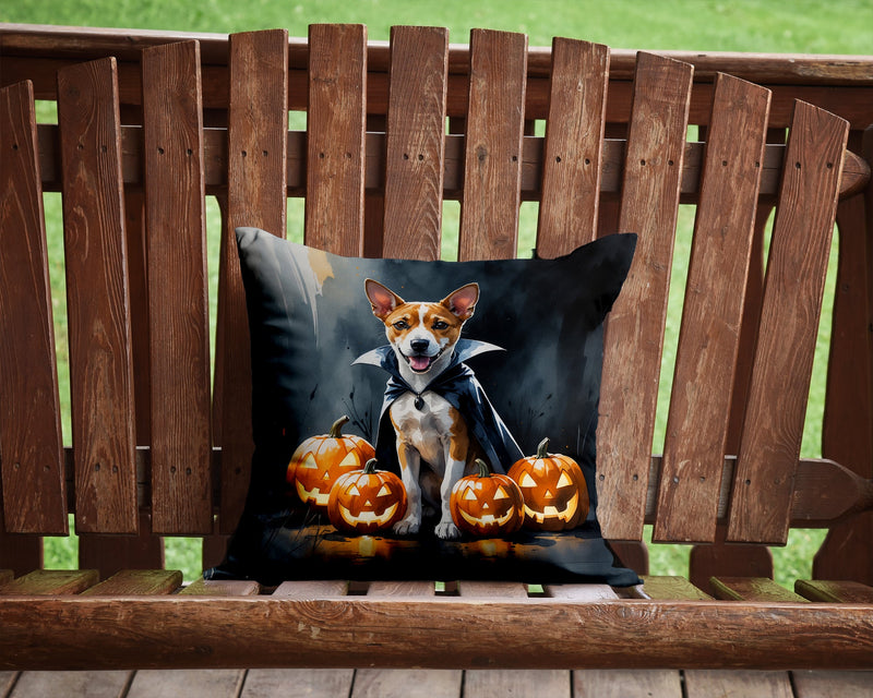 Basenji Puppy Halloween Throw Pillow