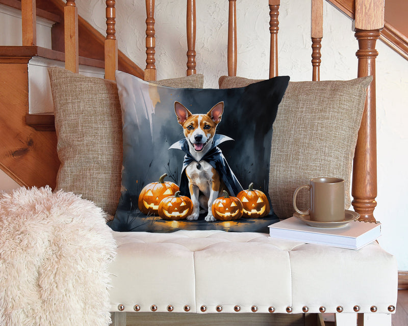 Basenji Puppy Halloween Throw Pillow