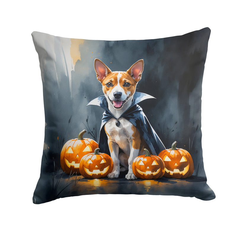 Basenji Puppy Halloween Throw Pillow