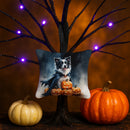 Border Collie Puppy Halloween Mini Hanging Pillow Ornament 3.5 × 3.5