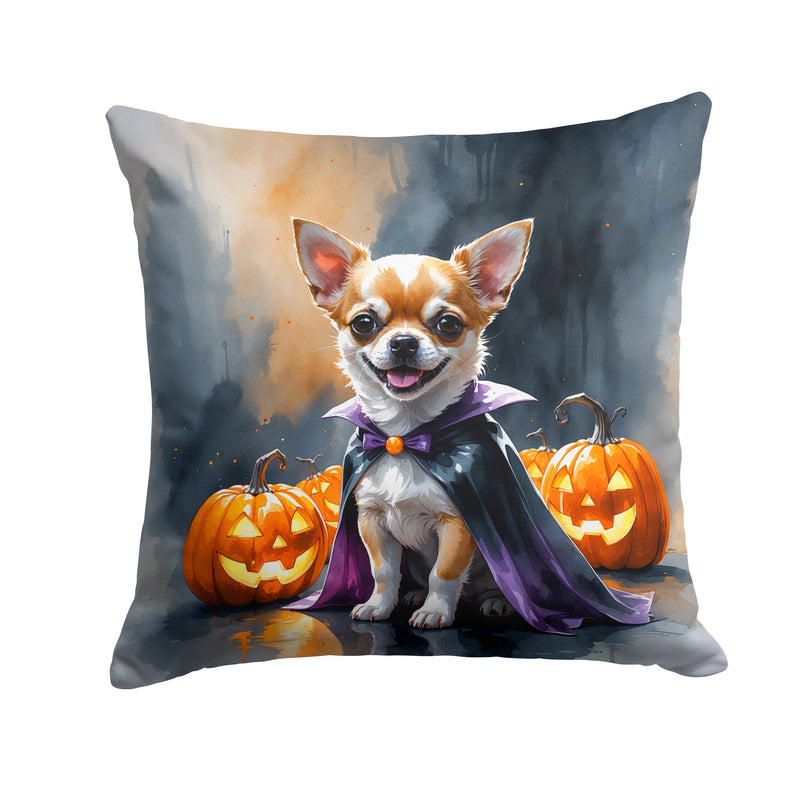 Chihuahua Puppy Halloween Throw Pillow