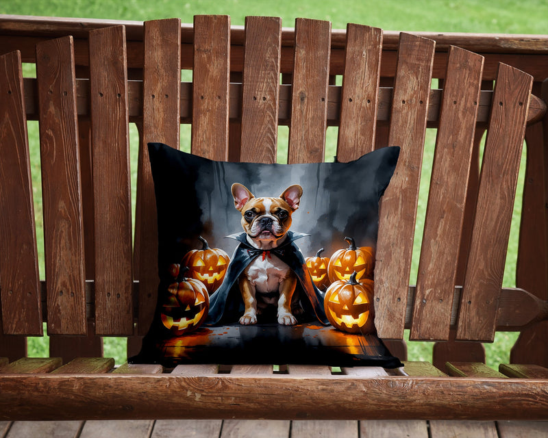 French Bulldog Puppy Halloween Throw Pillow