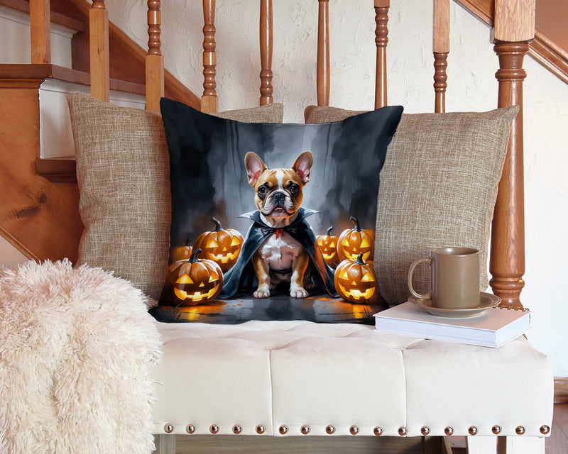 French Bulldog Puppy Halloween Throw Pillow