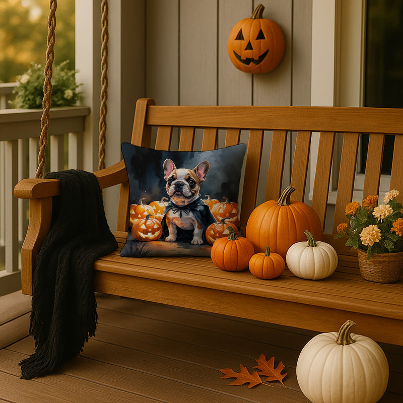 French Bulldog Puppy Halloween Throw Pillow