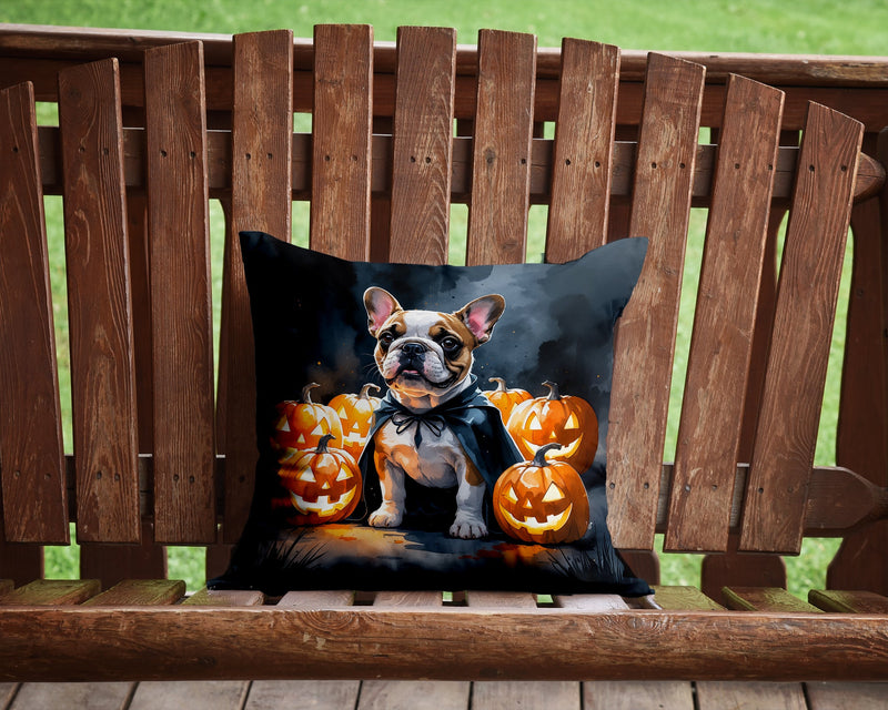 French Bulldog Puppy Halloween Throw Pillow