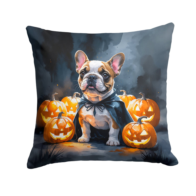 French Bulldog Puppy Halloween Throw Pillow