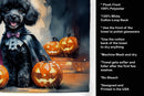 Black Poodle Puppy Halloween Kitchen Towel