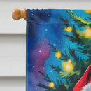 Airedale Terrier Christmas House Flag