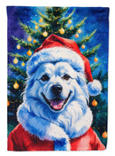 American Eskimo Christmas Garden Flag