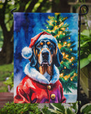 Bluetick Coonhound Christmas Garden Flag