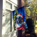 Border Collie Christmas House Flag