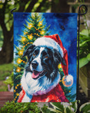 Border Collie Christmas Garden Flag