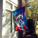 Boston Terrier Christmas House Flag