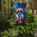 Boston Terrier Christmas Garden Flag