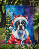 Boston Terrier Christmas Garden Flag