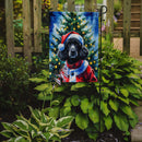 Black Poodle Christmas Garden Flag