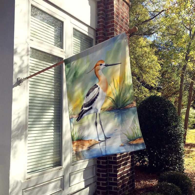 American Avocet Bird House Flag