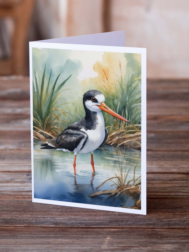 Black Skimmer Bird Greeting Cards Pack of 8